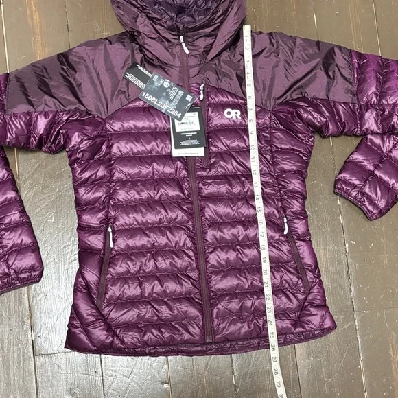 Outdoor Research Women’s Down Hoodie Amethyst Jacket Medium NWT - Picture 8 of 9